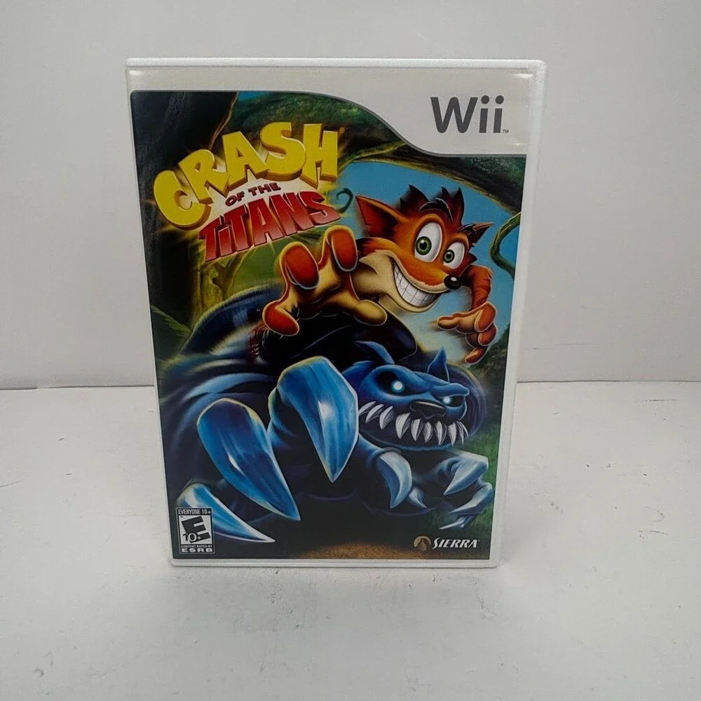 Crash of the Titans Wii (Nintendo Wii, 2007) Crash Bandicoot Complete W/ Manual